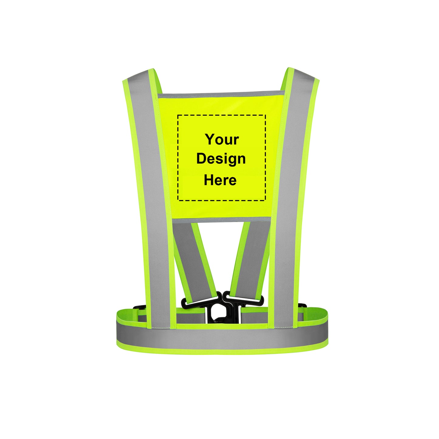 Custom Reflective Straps High Visible personalized Reflective Straps Adjustable Safety Straps for Outdoor Print Logo Image Text Custom Your Design