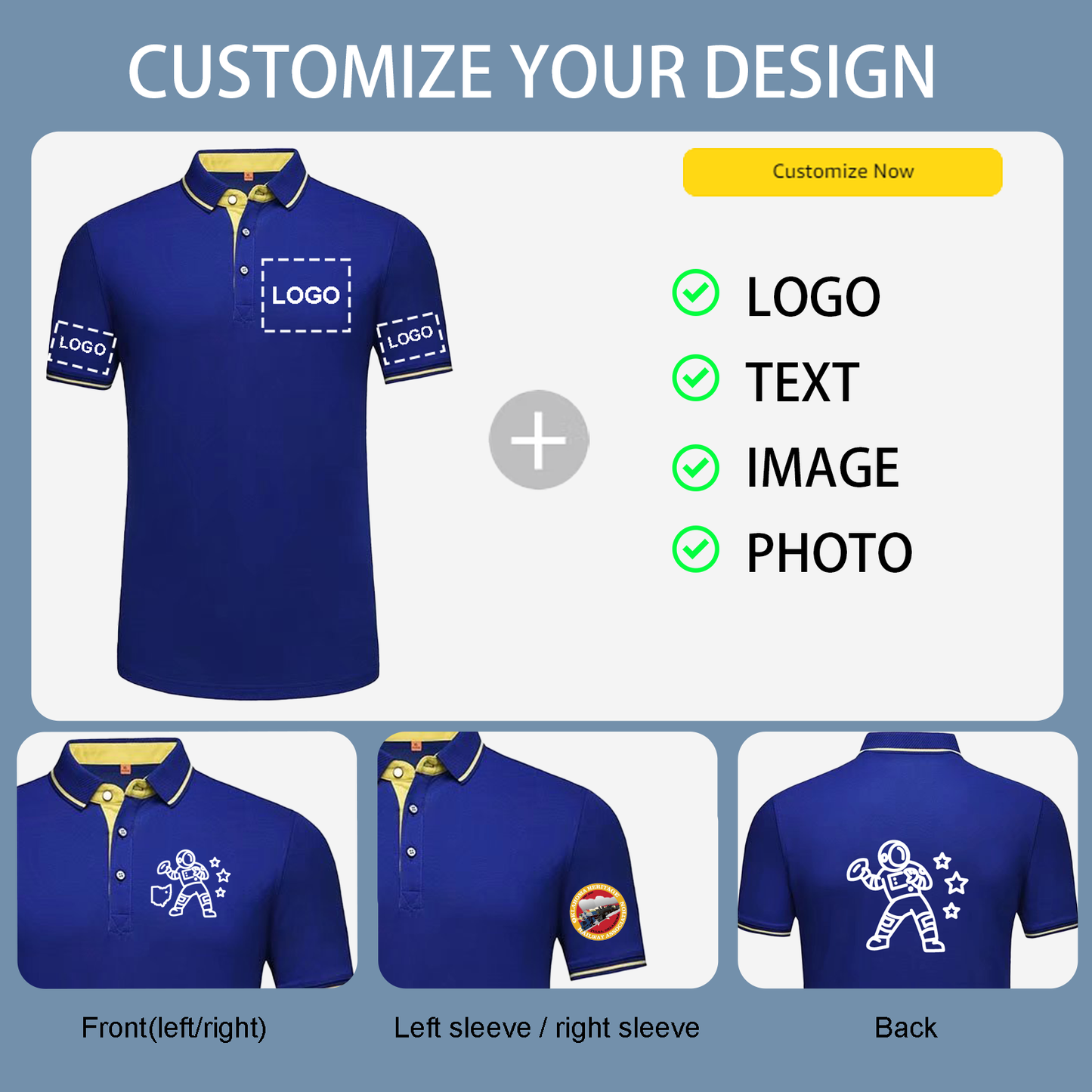 custom polo shirt with logo