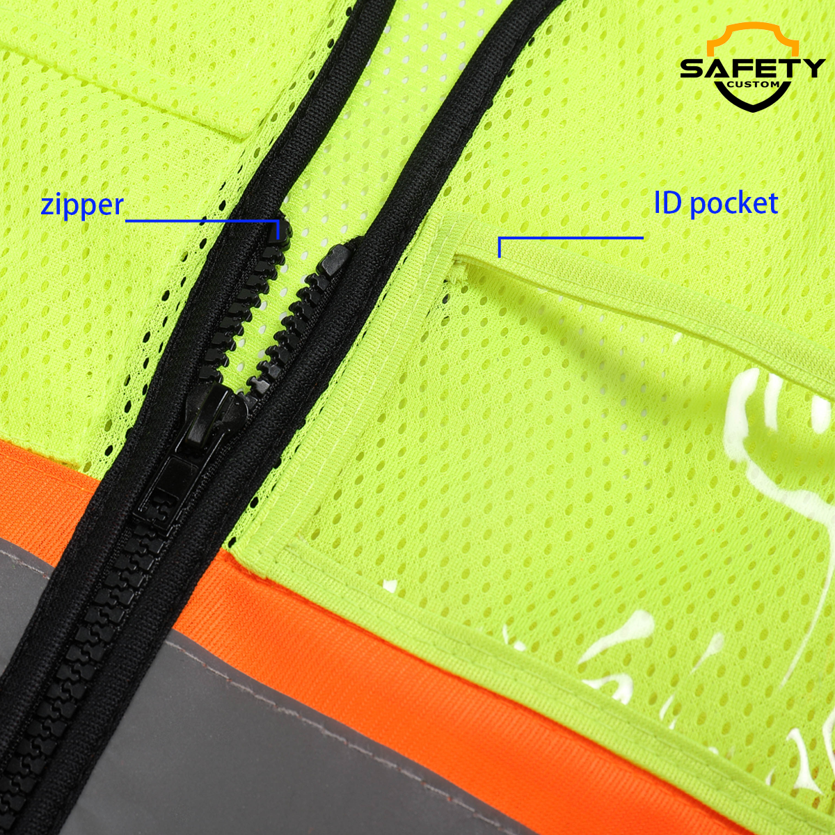 custom high vis vest