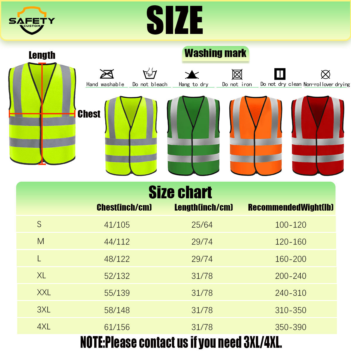 custom made hi vis clothing custom logo safety vest no minimum high visibility reflective multi construction safety vest
