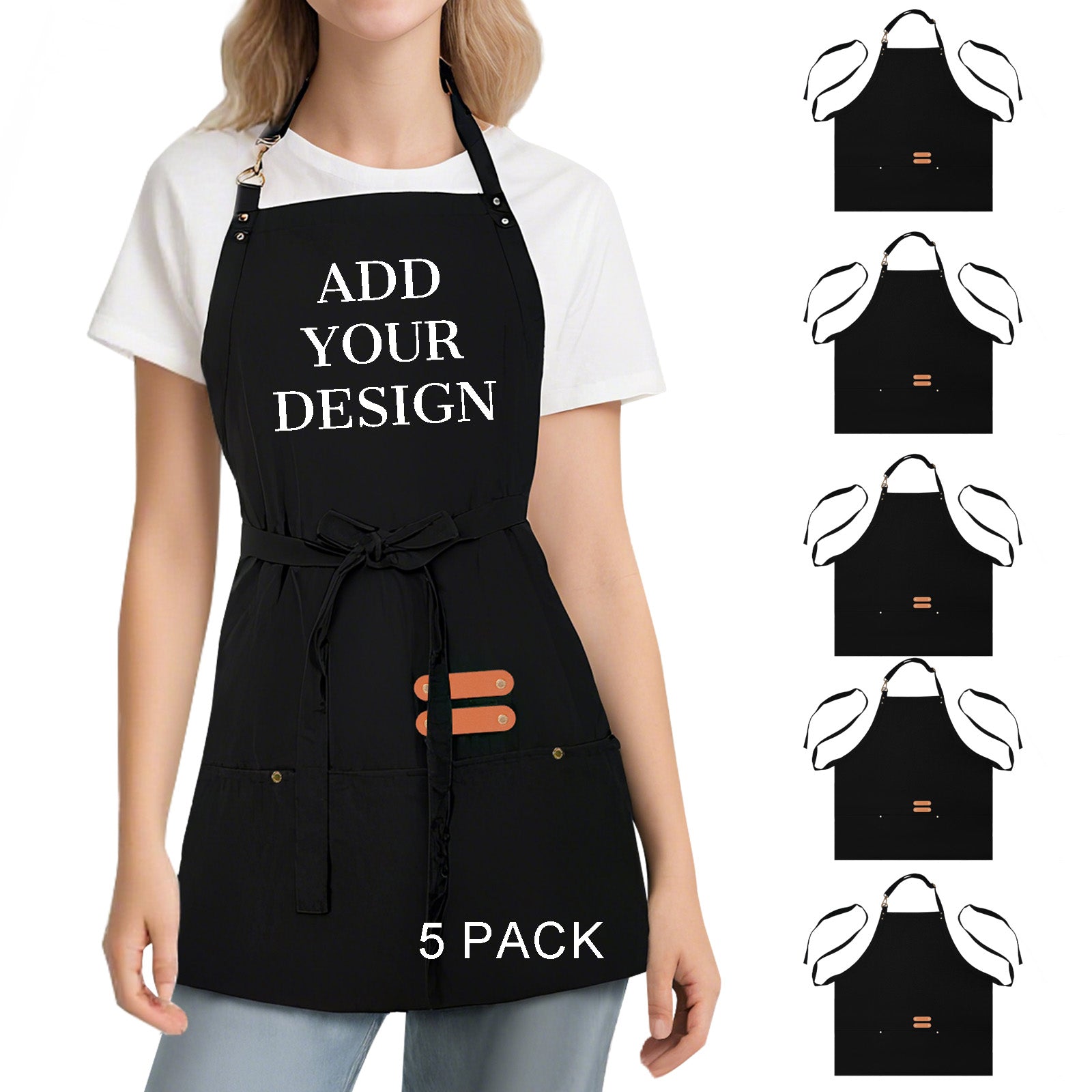 custom apron, personalized apron, printed apron, logo apron, custom chef apron.