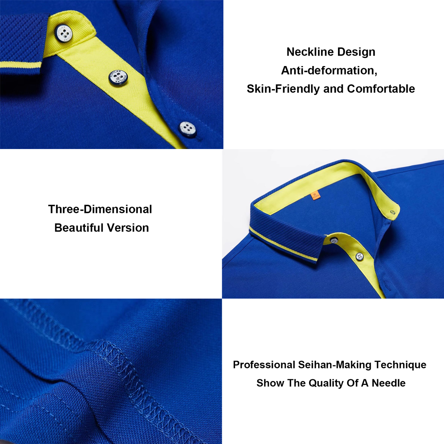 Custom polo shirts with logo S M L XL XXL Long and short Sleeve