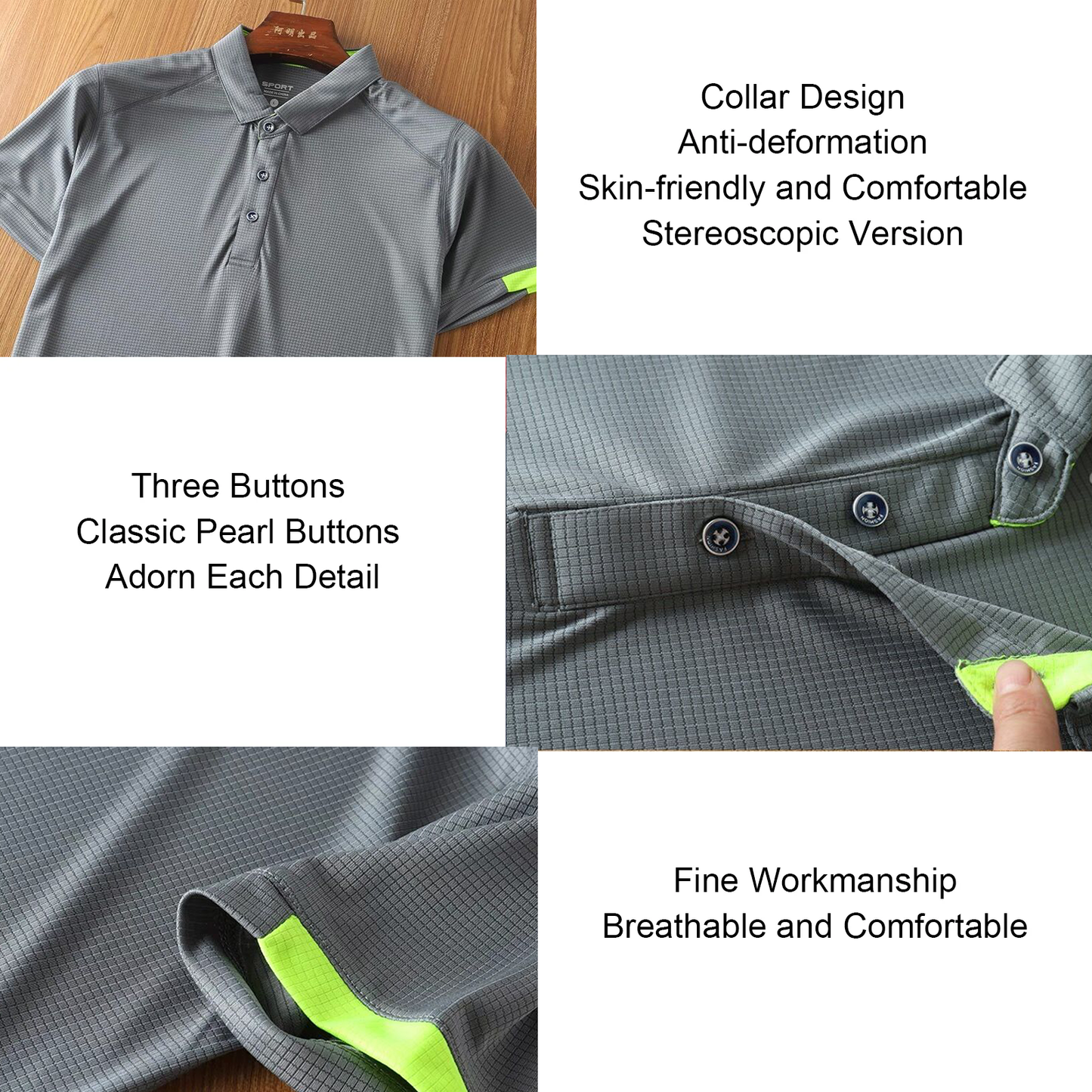 Custom Sport polo shirts with logo S M L XL XXL Long and short Sleeve