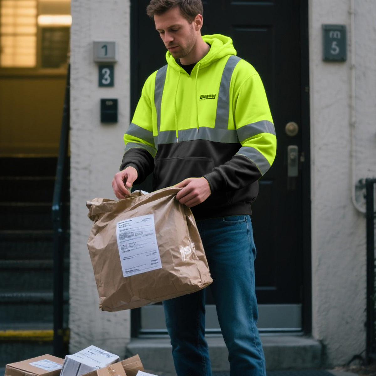 High visibility jackets Hi-vis jackets with pockets