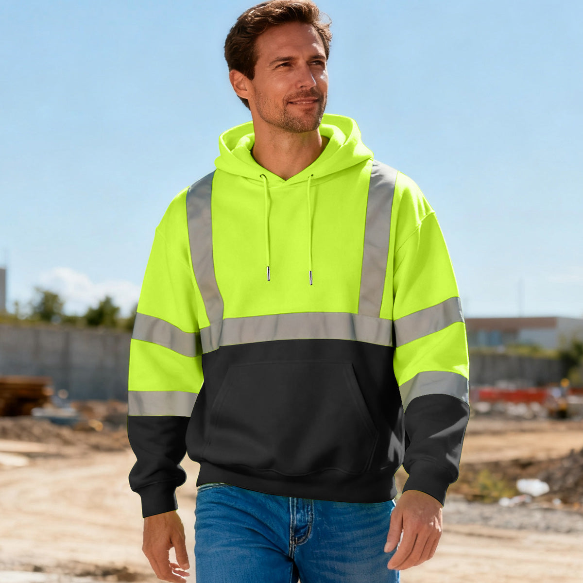 ANSI compliant jackets multi-pocket safety jackets with logo