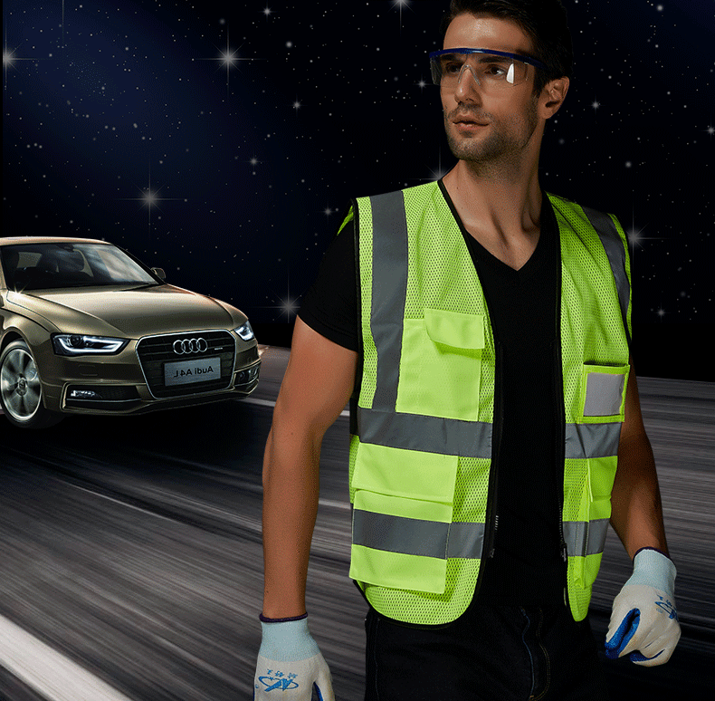 personalized safety vest with logo print your design hi vis vest custom logo