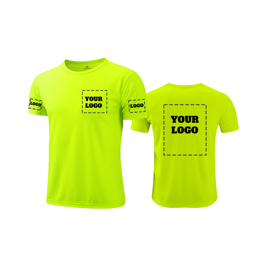 T-Shirts Free Custom Logo Safety High Visibility T Shirts For Man Woman Protection Workwear