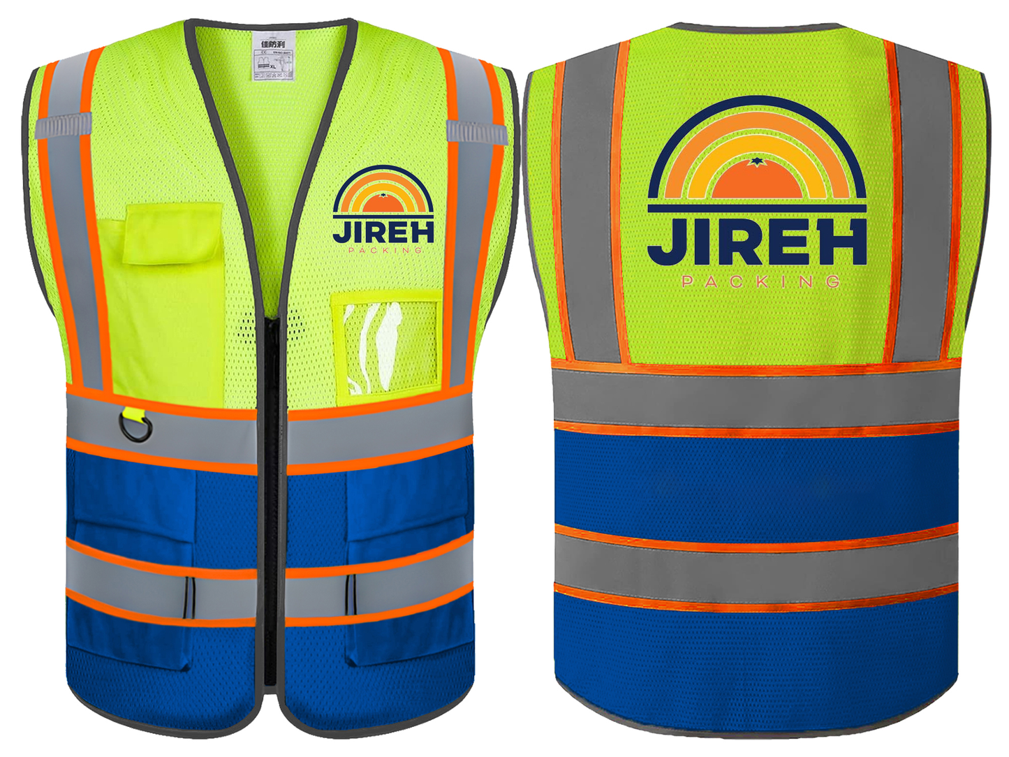 Jireh Custom Bulk Safety Vest with Logo-271 pieces safety vests