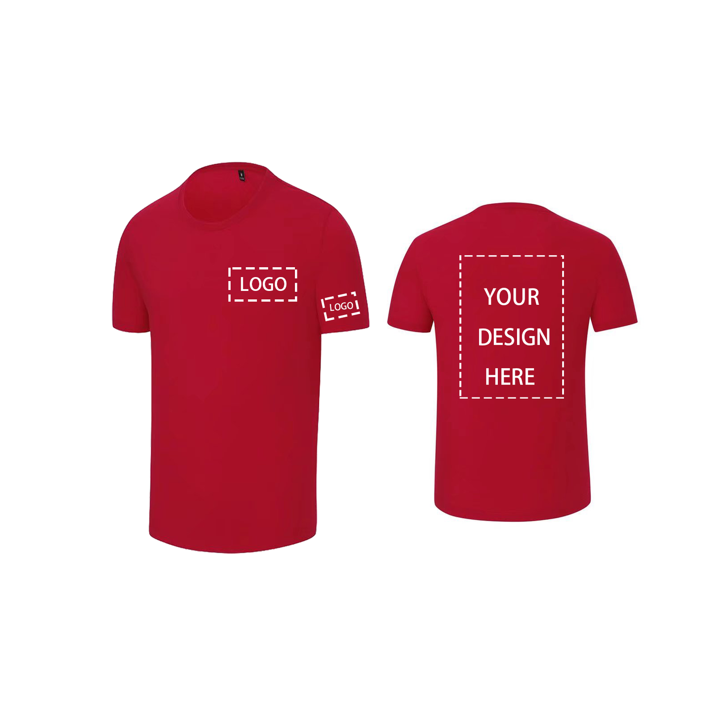 Customized Cotton T shirts for Unisex Customized T Shirts print Your Image T-Shirt Add Your Text Photo Front/Back/Sleeve Print