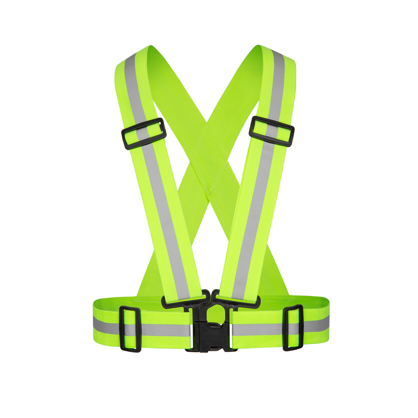 High-visibility reflective safety vest