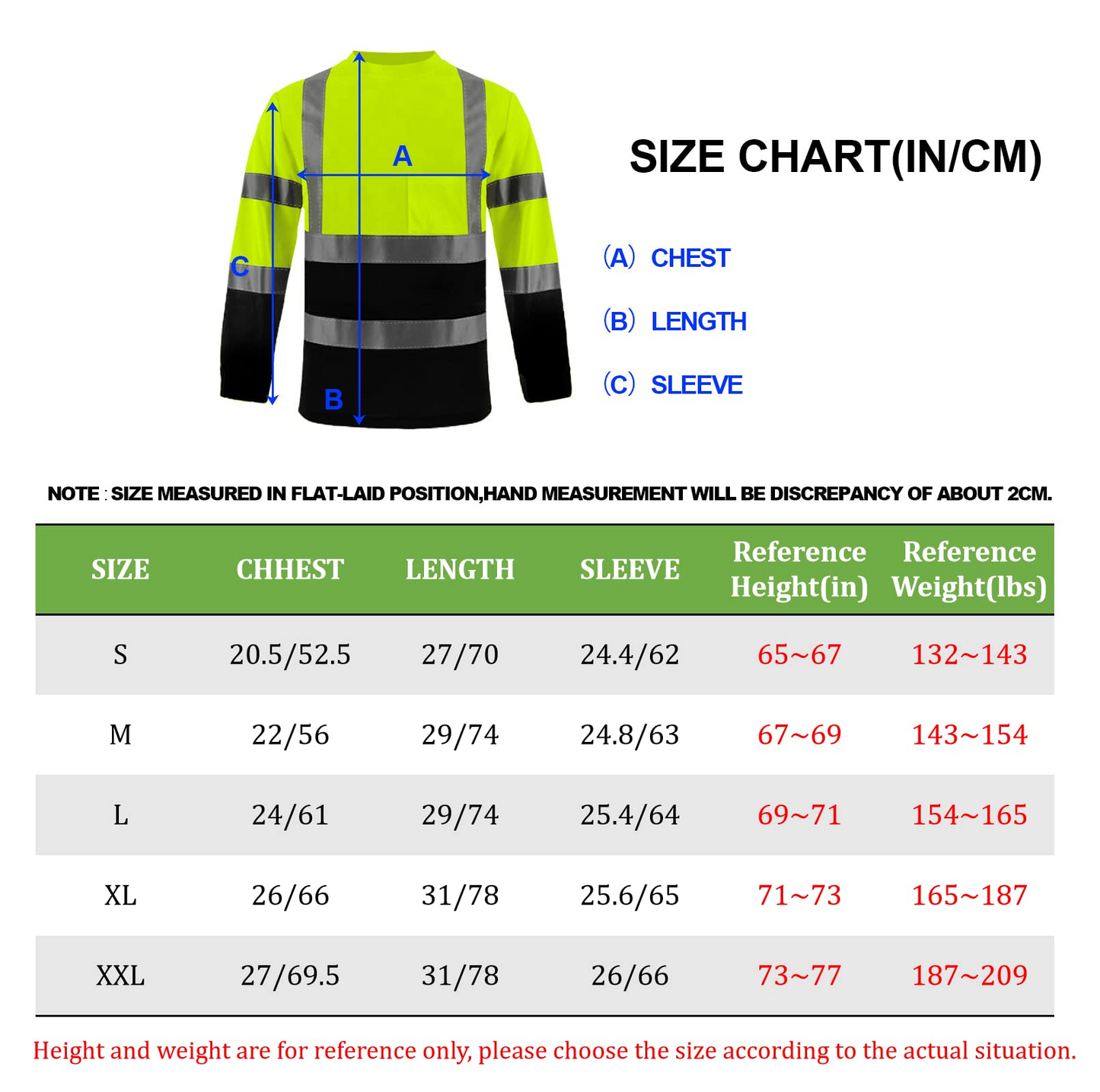 Custom hi vis T shirts customize reflective T-shirts with logo S M L XL XXL Long and short Sleeve