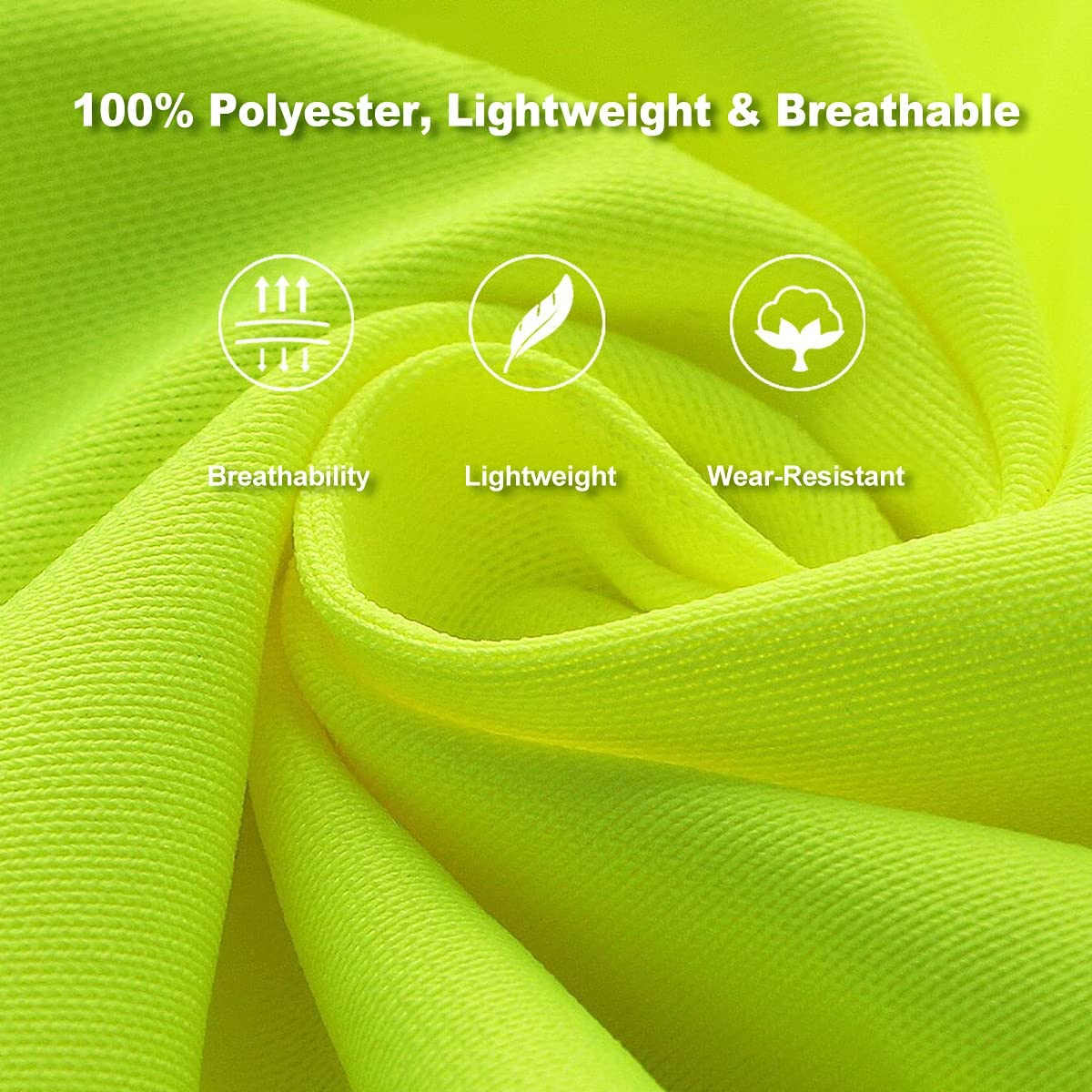 Custom safety vest customize hi vis vest reflective vest with logo yellow S M L XL XXL