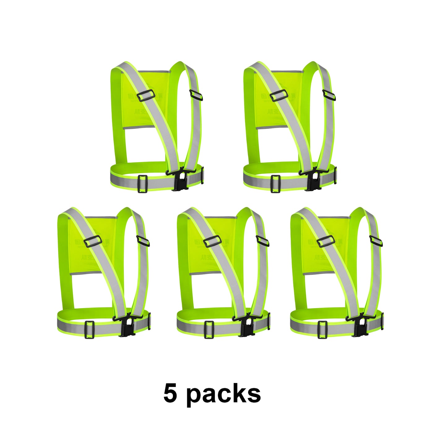Custom Reflective Straps High Visible personalized Reflective Straps Adjustable Safety Straps for Outdoor Print Logo Image Text Custom Your Design