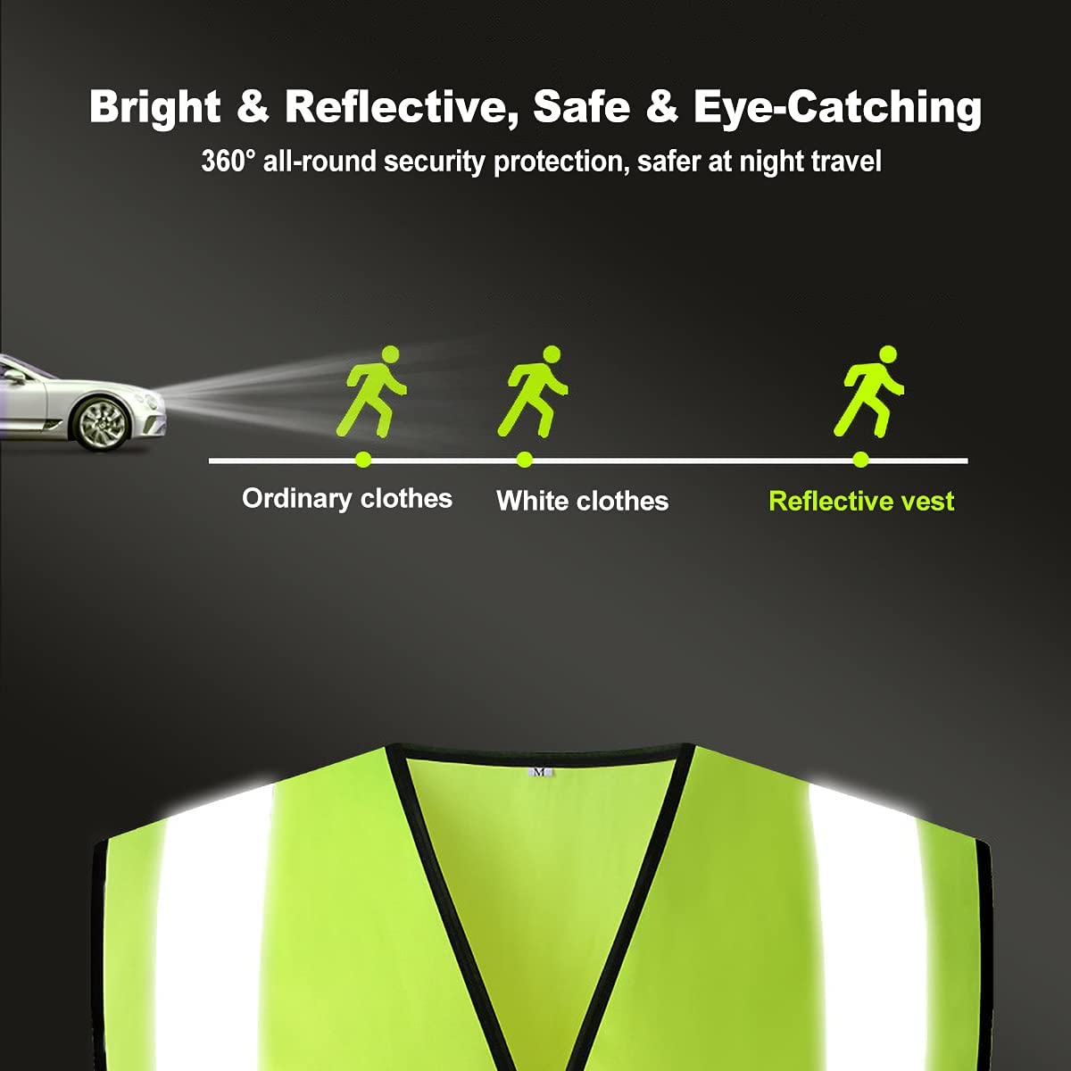 Custom safety vest customize hi vis vest reflective vest with logo yellow S M L XL XXL
