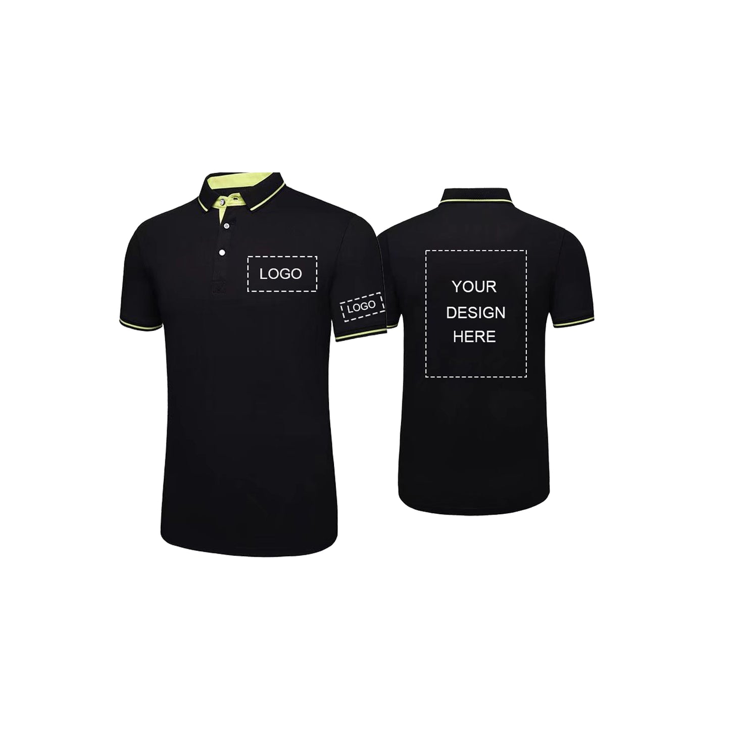 Custom Polo Shirt for Men Women Team Design Personalized Shirts with Image Logo Customized Front Back Sleeve Printed Shirt
