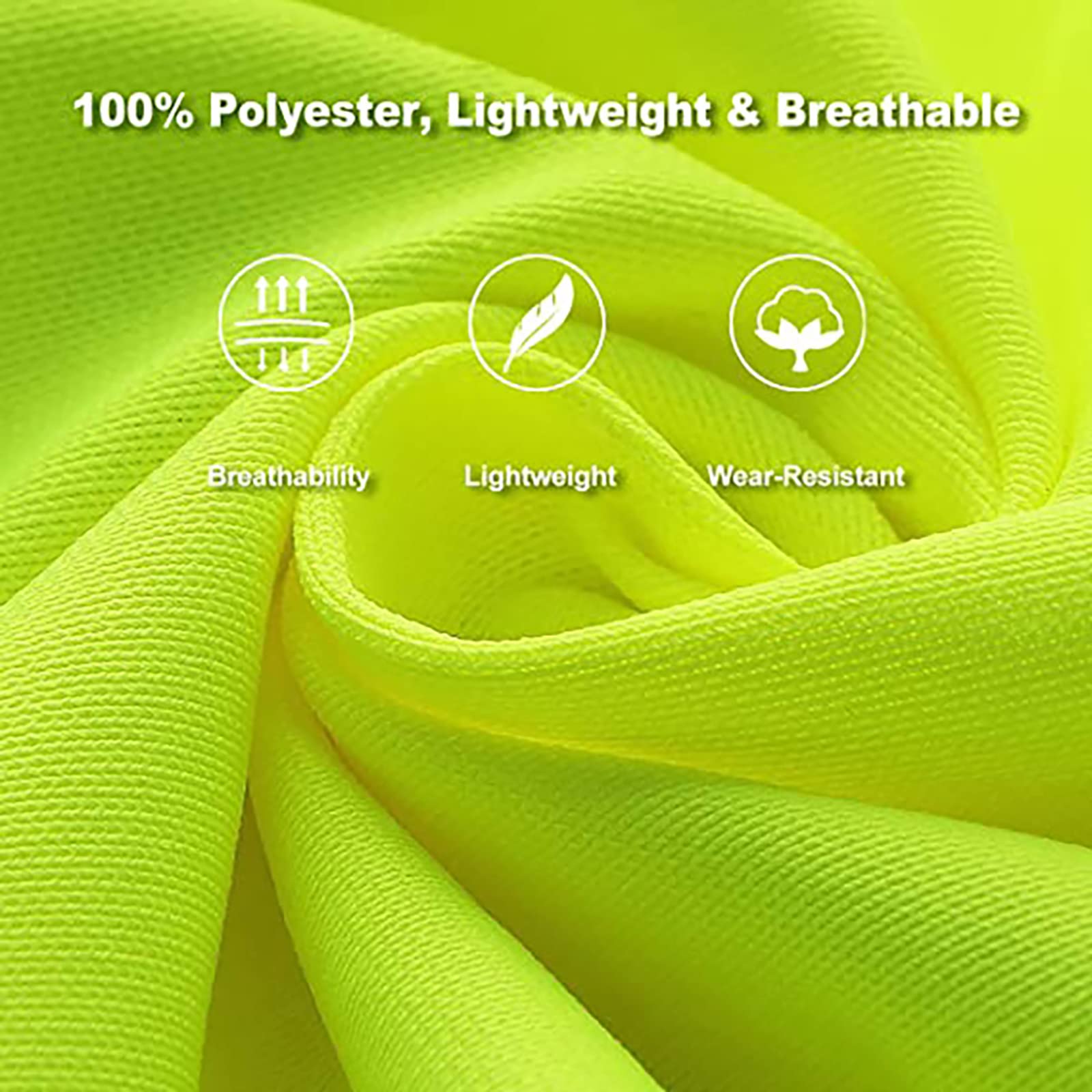 Custom safety vest customize hi vis vest reflective vest with logo yellow S M L XL XXL