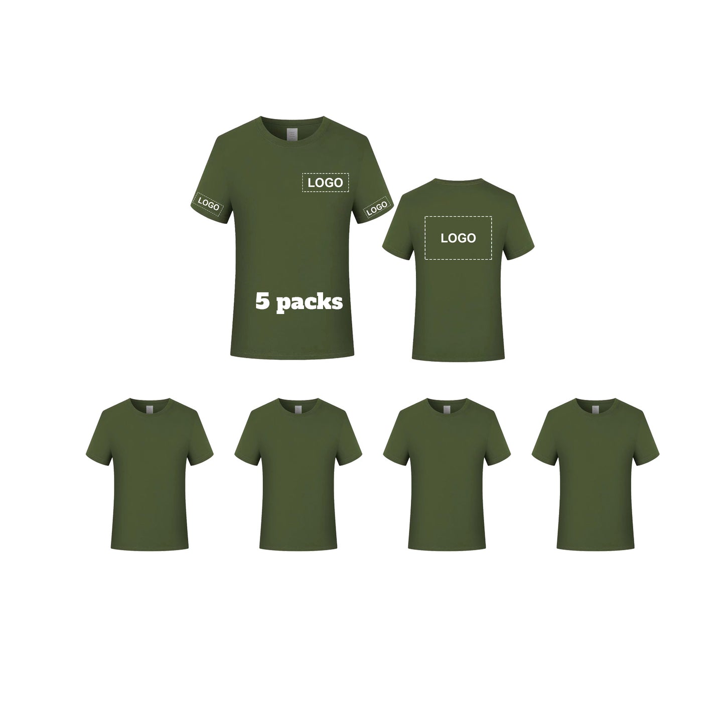 Custom T Shirts Printing Logo Own Design Personalized T Shirts Add Your Image Text Photo Front Back Sleeves
