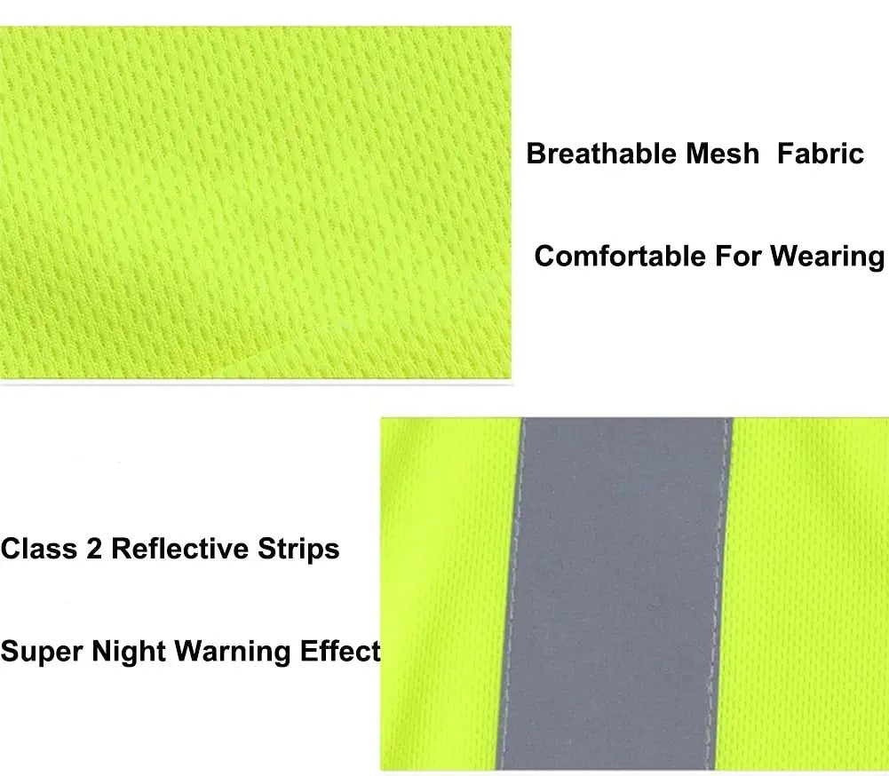 Custom hi vis polo shirts customize reflective polo shirts with logo S M L XL XXL Long and short Sleeve