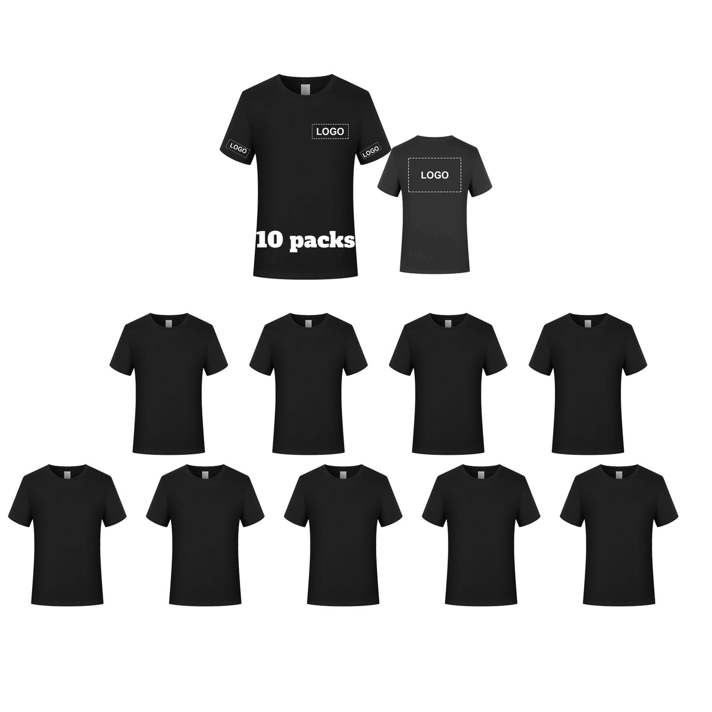Custom T Shirts Printing Logo Own Design Personalized T Shirts Add Your Image Text Photo Front Back Sleeves