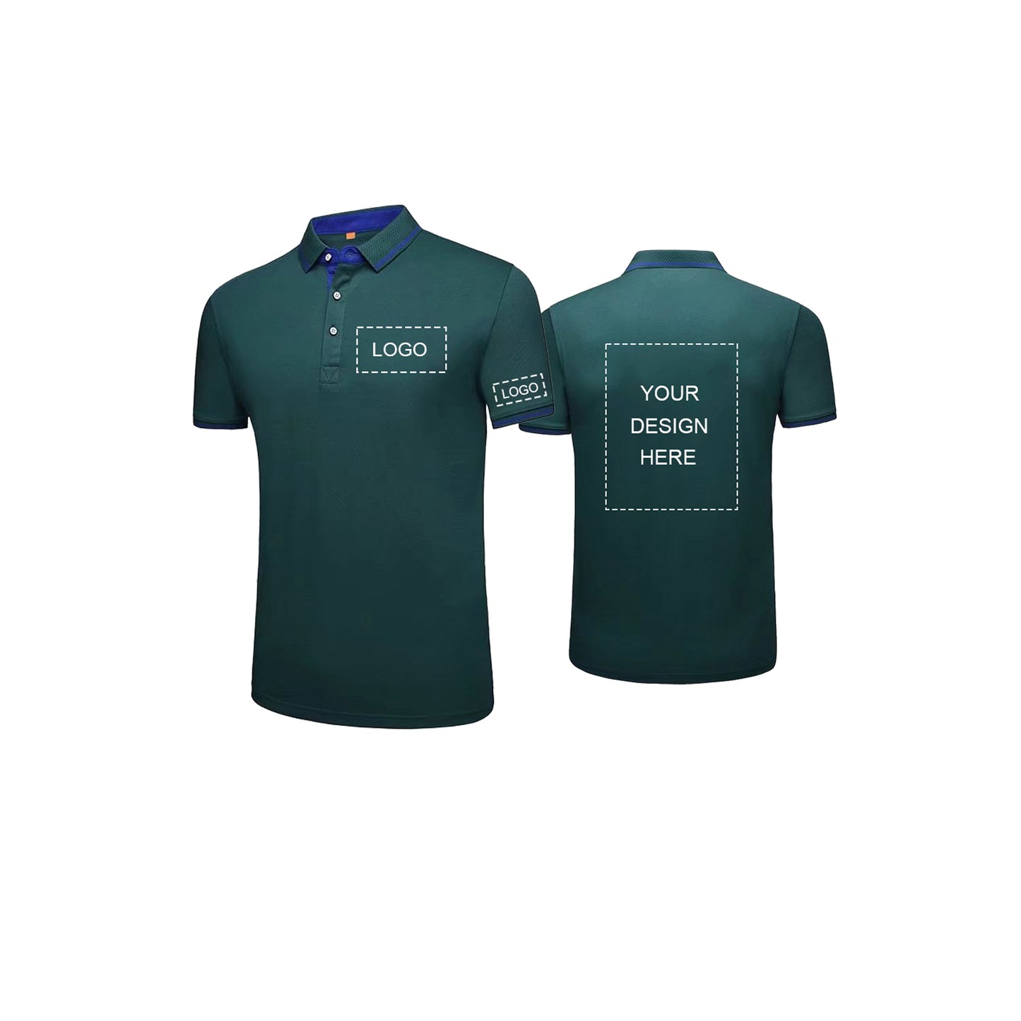 Custom Polo Shirts Cotton Polo Polyester Polo Shirts for Men Print Design Logo Text Image