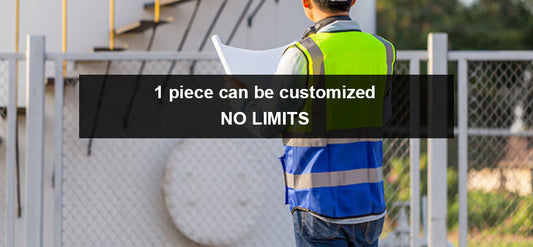 Custom safety vest no minimum,1 piece can be customized