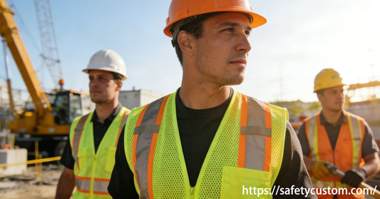 mesh safety vest customize logo