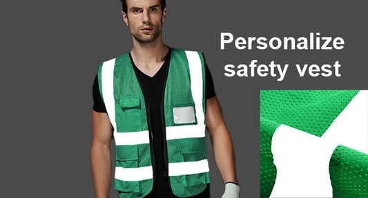 personalize safety vest with logo