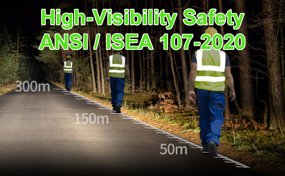 Custom reflective vest complies with American ANSI/ISEA 107-2020 stand ...