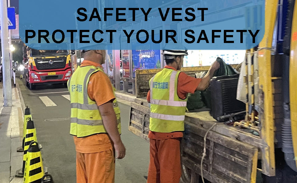 CUSTOM SAFETY VEST PRINT LOGO