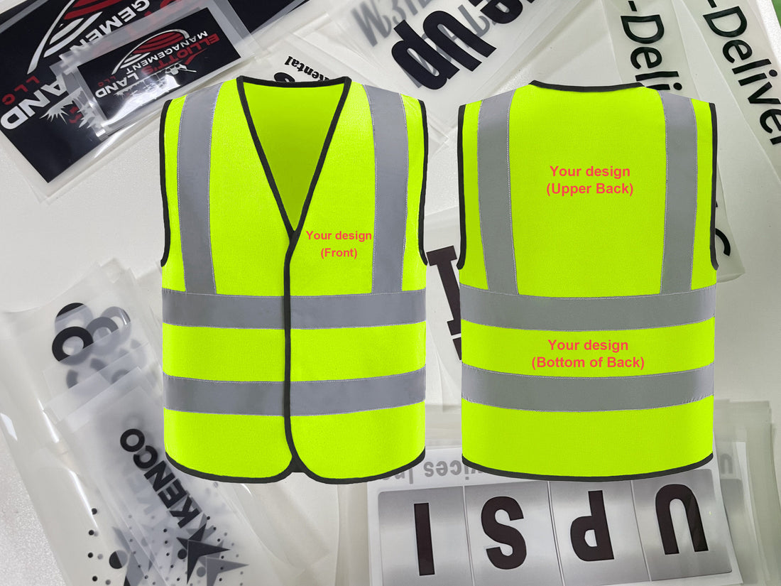 Custom reflective safety clothing needs attention!