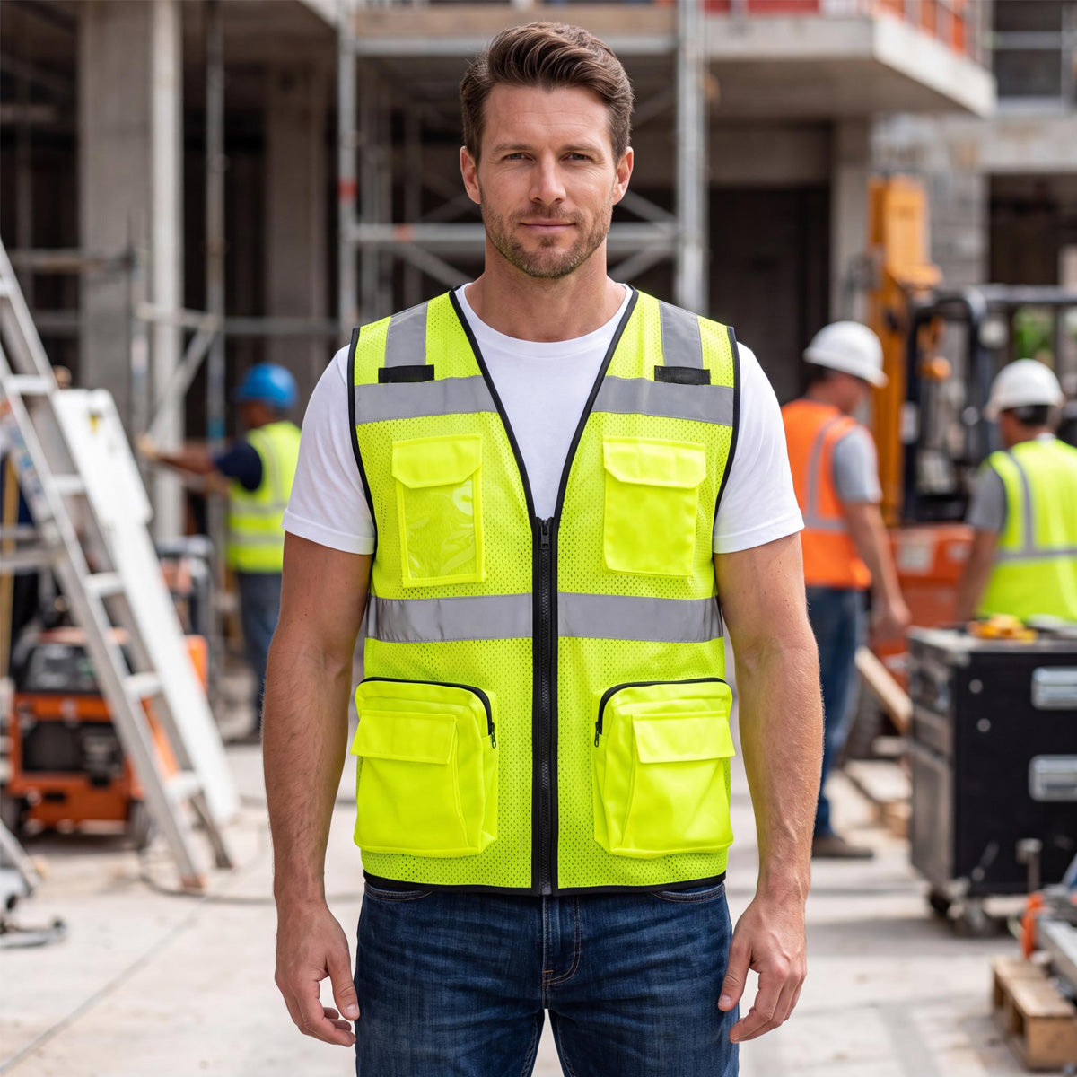 mesh safety vest mesh hi vis vest with logo