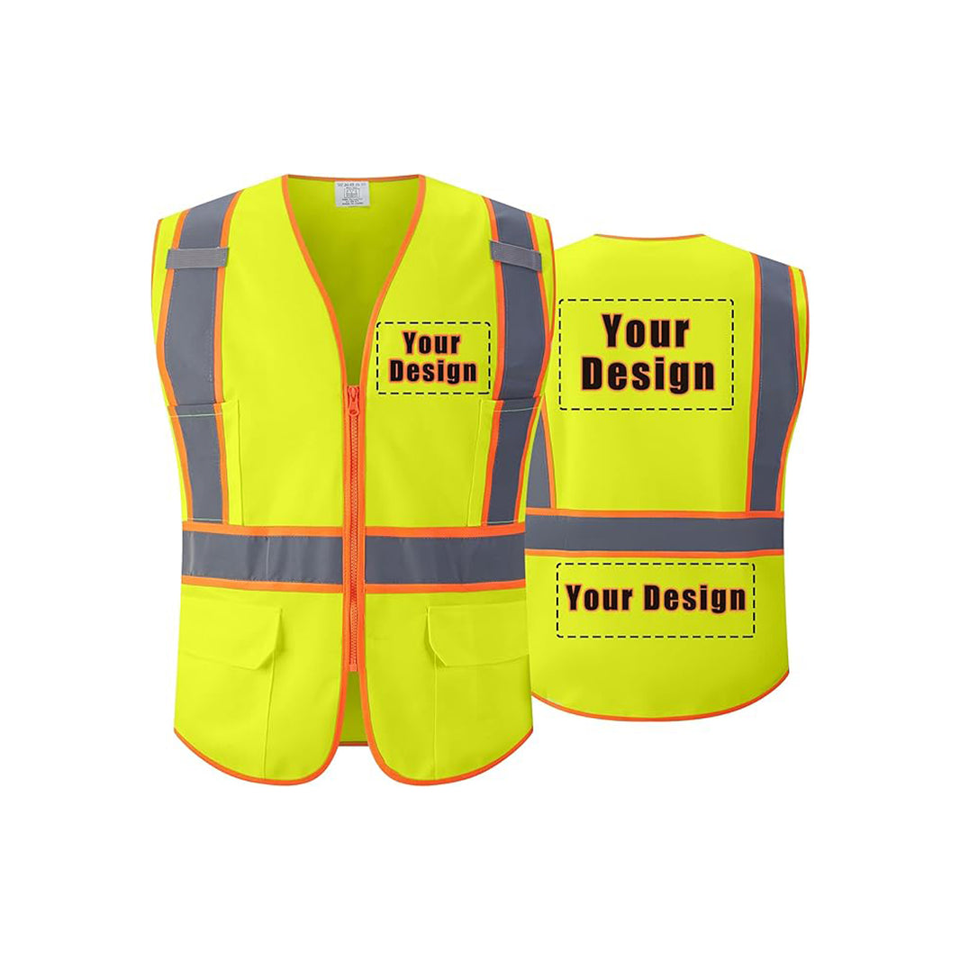 Custom Work Vests Custom Safety Vests with Your Logo Online Free - SafetyCustom.com ...