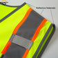 Reflective Safety Vest with ID Badge Holder