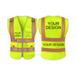 High Visibility Reflective Safety Vest with Pockets