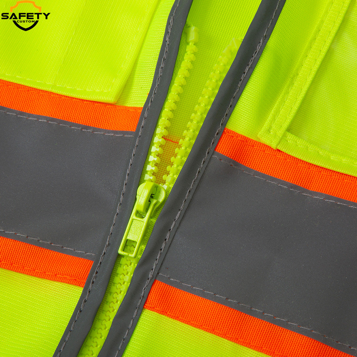 Zipper Front Hi Vis Vest