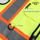 custom reflective vest with logo text image photo printing safety vest hi vis vest