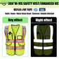 construction vest custom logo mesh safety vest with pocket zipper ID pocket high visibility vest for work