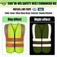 customized safety vest reflective vest class 2 with pocket custom logo safety vest yellow hi vis vest