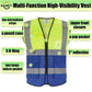 customized safety vest personalized safety vest design your own hi vis vest with pockets