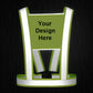Custom Reflective Straps High Visible personalized Reflective Straps Adjustable Safety Straps for Outdoor Print Logo Image Text Custom Your Design
