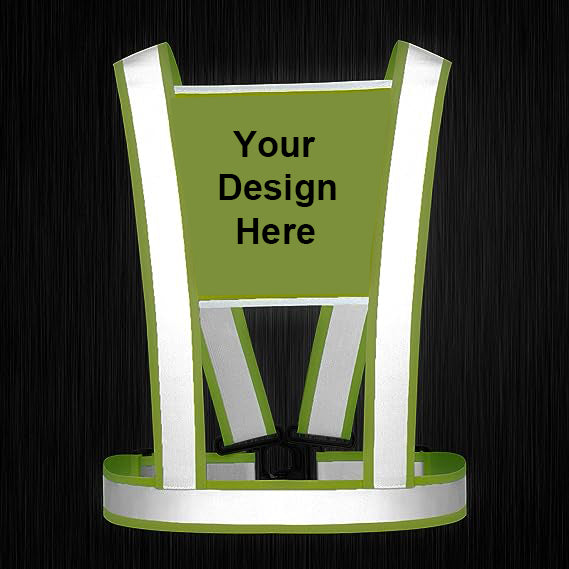 Custom Reflective Straps High Visible personalized Reflective Straps Adjustable Safety Straps for Outdoor Print Logo Image Text Custom Your Design