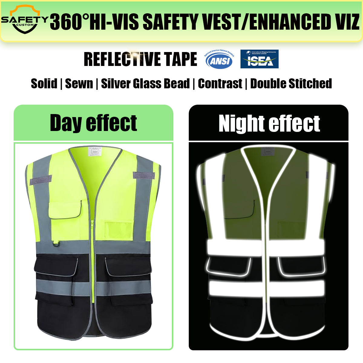 safety vest printing logo