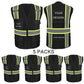 bulk safety vest with logo hi vis vest pockets