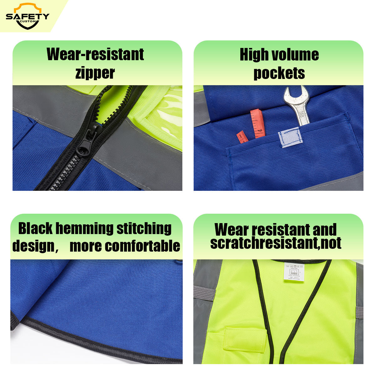 custom made safety vest printed safety vests logo no minimum safety vest with company logo create your own hi vis