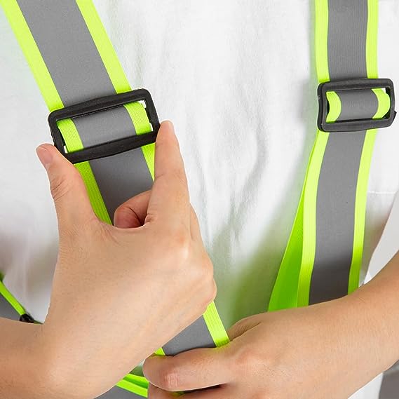 Adjustable Safety Vests High Visible Reflective Belt Straps