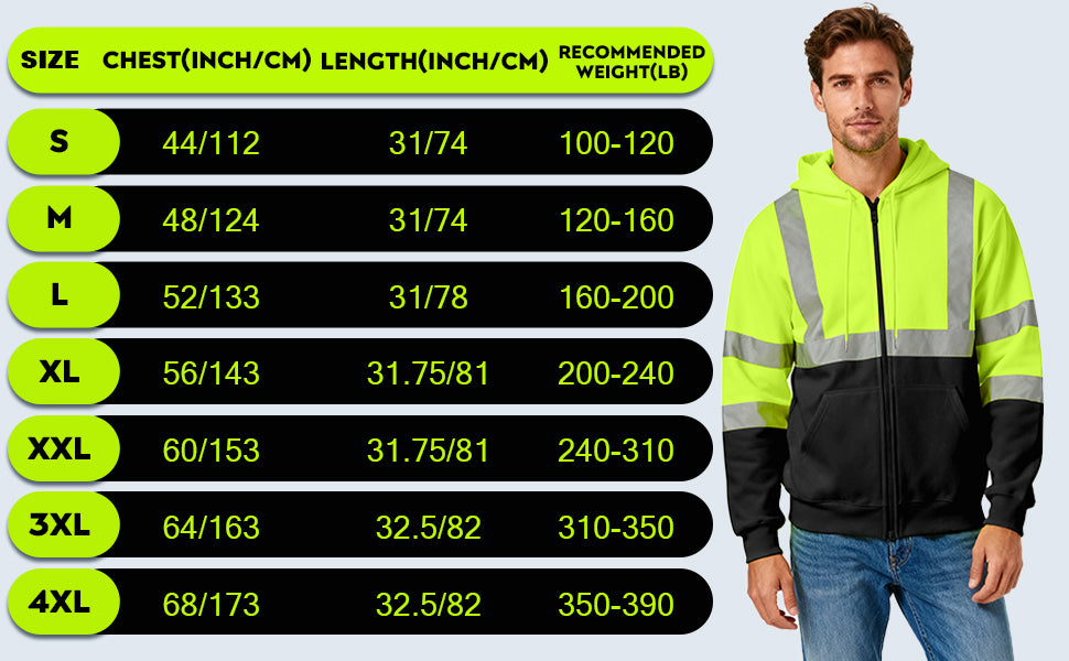 custom safety jackets with zipper 