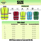 safety vest with logo print text image photo custom company work vest hi vis vest safety vest