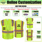 custom safety vests safety workwear construction vest safety vests reflective clothing security high visibility vest