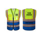 Custom Safety Vest Customized Logo Mesh Vest Class 2 High Visibility Reflective Vest with Pockets Size S M L XL XXL