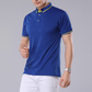 Custom blue polo shirts with logo S M L XL XXL